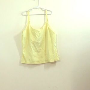 Women’s yellow tank top